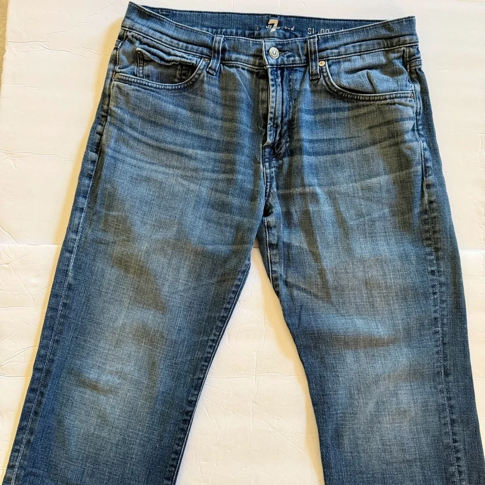 7FAM STANDARD LEG Mens Jeans Size 33
